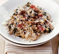 Mushroom & spinach risotto recipe | BBC Good Food image