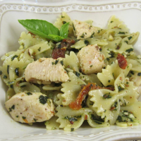 Pesto Pasta with Chicken Recipe | Allrecipes image