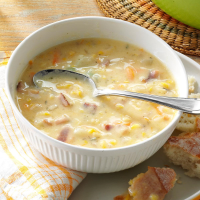 Corn Chowder with Potatoes Recipe: How to Make It image