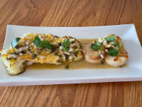 Seared Scallops with Roasted Cauliflower Steaks | Just A ... image