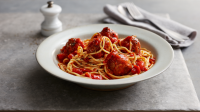 Spaghetti and meatballs recipe - BBC Food image
