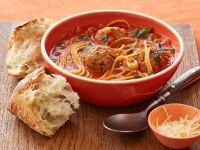 Spaghetti and Meatball "Stoup" (thicker ... - Food Network image