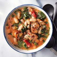 Slow-Cooker White Bean, Spinach & Sausage Stew Reci… image