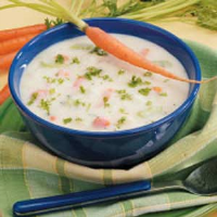 Creamy Chunky Potato Soup Recipe: How to Make It image
