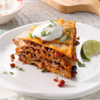 Enchilada Pie Recipe: How to Make It - Taste of Home image