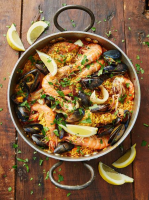 RECIPE FOR PAELLA WITH CHICKEN AND SEAFOOD RECIPES