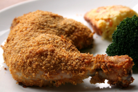 Oven Fried Chicken With Corn Flakes Recipe - Food.com image