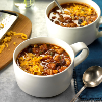 Slow-Cooker Spicy Pork Chili Recipe: How to Make It image