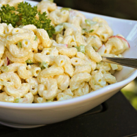 MACARONI SALAD WITH BACON AND PEAS RECIPES