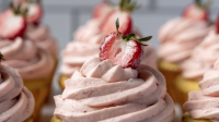 Strawberry Cupcakes Recipe (with Fresh Strawberries) | Kitchn image