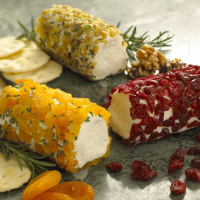 Goat Cheese Log Rolled in Dried Apricot & Rosemary image