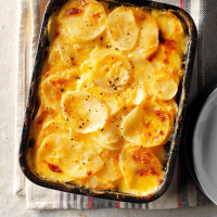 Scalloped Potatoes with Ham & Cheese Recipe: How to Make It image