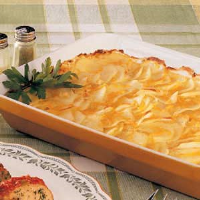 Cheesy Scalloped Potatoes Recipe: How to Make It image