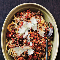 Spaghetti Bolognese Recipe | MyRecipes image