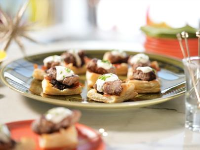 Prosciutto Wrapped Figs Recipe | Sandra Lee | Food Network image