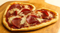 Valentine Pizzas Recipe - Pillsbury.com image
