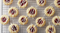 Raspberry Thumbprint Cookies Recipe - BettyCrocker.com image
