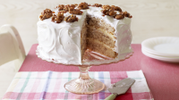 Mary’s frosted walnut layer cake recipe - BBC Food image