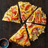 Zucchini Crust Pizza Recipe: How to Make It image