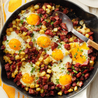 Corned Beef Hash and Eggs Recipe: How to Make It image