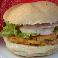 Yummy Lemon Salmon Burgers Recipe | Allrecipes image