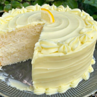 Lemon Cheesecake Cake | My Cake School image