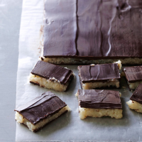 Coconut Chocolate Candy Bars Recipe - Grace Parisi | Food ... image