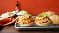 Pulled Chicken Sandwiches (Crock Pot) Recipe - Food.com image
