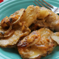 Pork Chops with Creamy Scalloped Potatoes Recipe | All… image