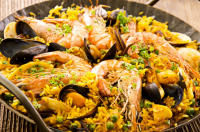 Seafood Paella Recipe - Epicurious image