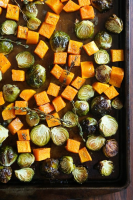Roasted Brussels Sprouts and Butternut Squash image