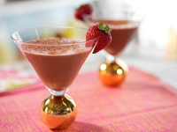 Chocolate Covered Strawberry Mocktail Recipe | Katie Lee ... image