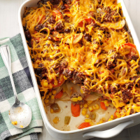 Layered Beef Casserole Recipe: How to Make It image