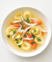 Chicken and Tortellini Soup Recipe - Real Simple image