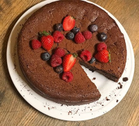 Chocolate & banana cake recipe - BBC Good Food image