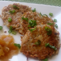 Bramboracky (Czech Savory Potato Pancakes) Recipe | Allr… image