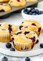 Eggless Blueberry Muffins [Video] - Mommy's Home Cook… image