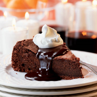 Chocolate Clementine Cake with Hot Chocolate Sauce Rec… image