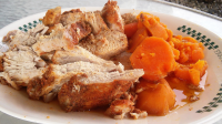 Slow Cooker Pork Loin Roast with Brown Sugar and Sweet ... image