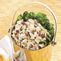 Cranberry-Almond Chicken Salad Recipe | MyRecipes image