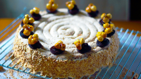 Hazelnut dacquoise recipe - BBC Food image