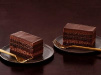 Dark Chocolate Mocha Mousse Cake Recipe | Food Network ... image