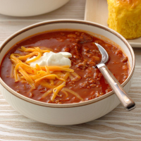 Baked Bean Chili Recipe: How to Make It - Taste of Home image