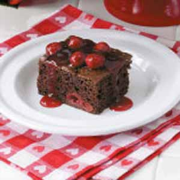 Cherry Chocolate Cake Recipe: How to Make It image