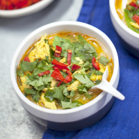 Coconut-Curry Chicken Soup Recipe | MyRecipes image