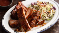 Slow-Cooker Barbecued Ribs Recipe - BettyCrocker.com image