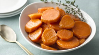 Easy "Baked" Sweet Potatoes Made in the Slow Cooker image