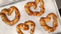 Cheesy Pepperoni Heart Twists | Recipe - Rachael Ray Show image