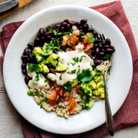 Black Bean-Quinoa Bowl Recipe - EatingWell image