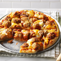 Meatball Pizza Recipe: How to Make It - Taste of Home image